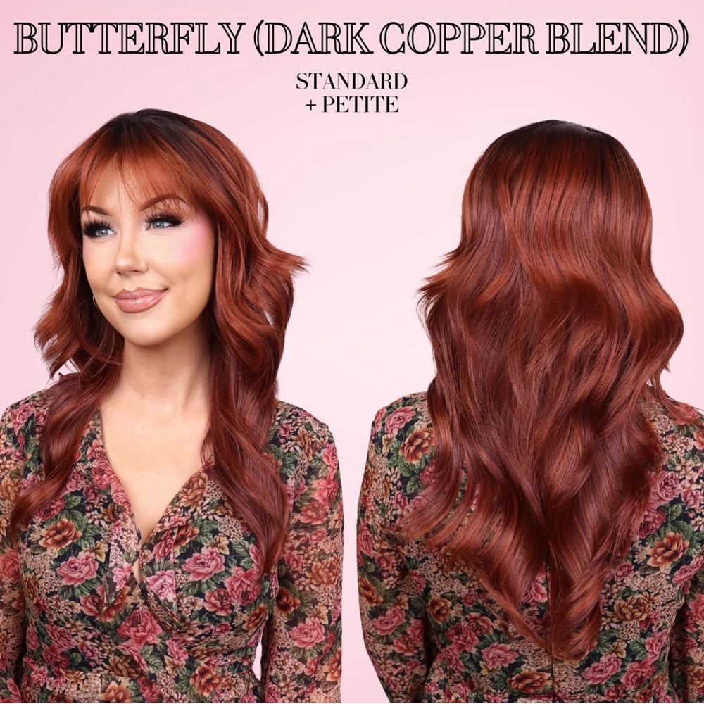 ♥️ Chelsey Smith Crowns Butterfly in Dark Copper Blend Petite